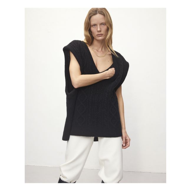 Ted Woollen Jumper | Black