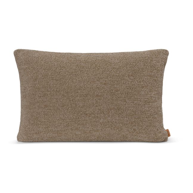 Roy Merino Wool Cushion | Brown