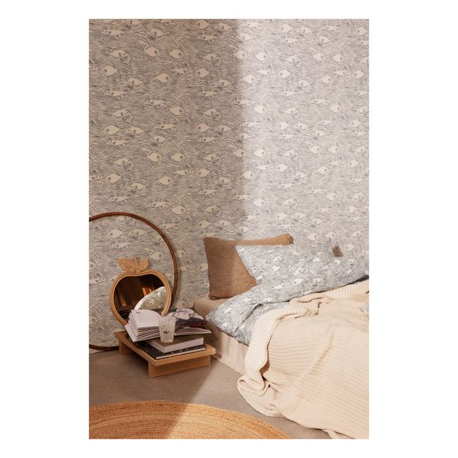 Coussin Roy en laine mérinos | Marron