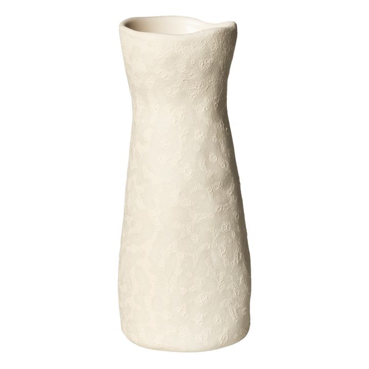 Jarrón de cerámica Crema- Imagen del producto n°0