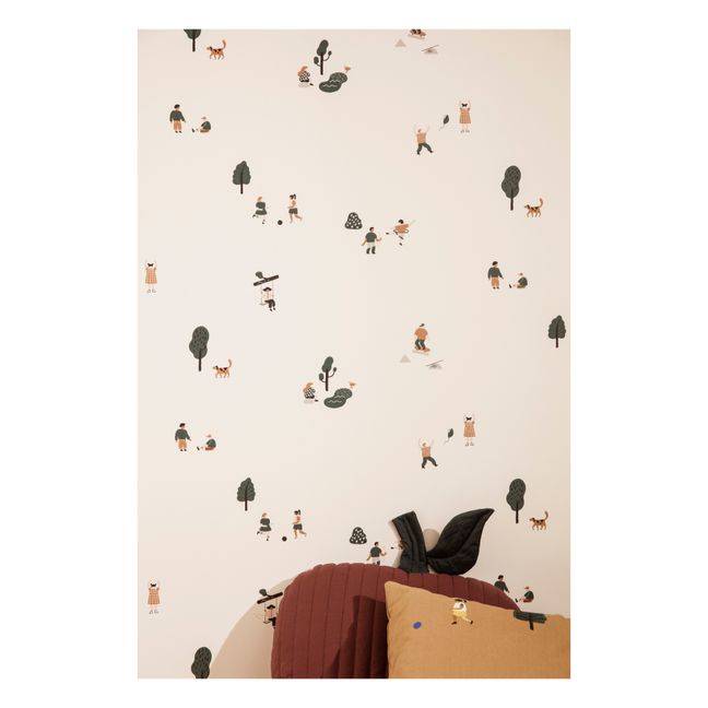 Papier peint The Park | Blanc cassé