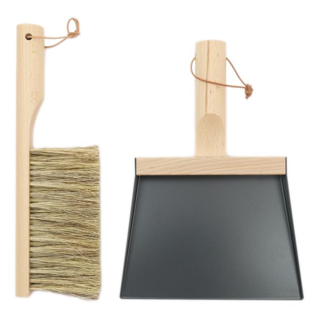 Dustpan and Brush Set - Clynk Nature | Black