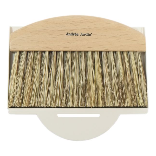 Tabletop Dustpan and Brush Set - Clynk Nature Cream