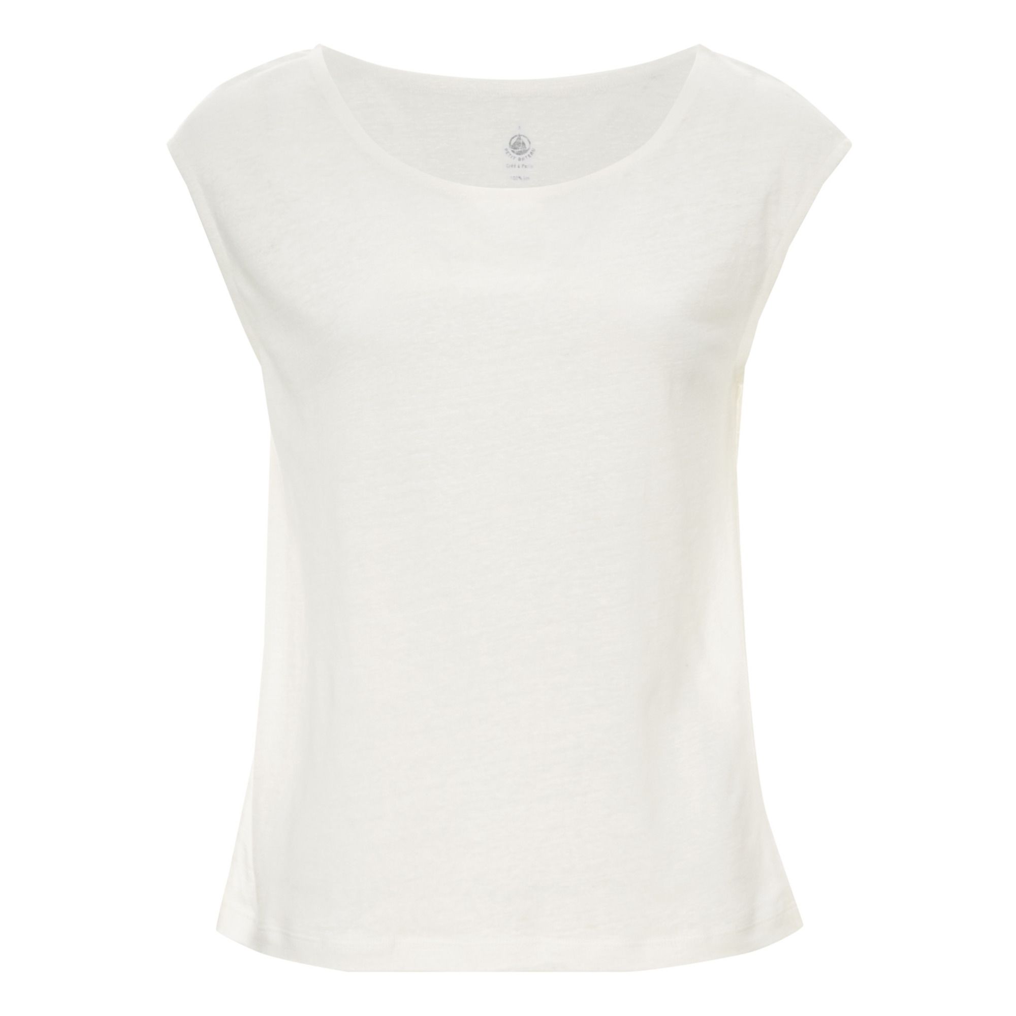 Petit Bateau - T-Shirt Col Bateau - Collection Adulte - - Femme - Ecru
