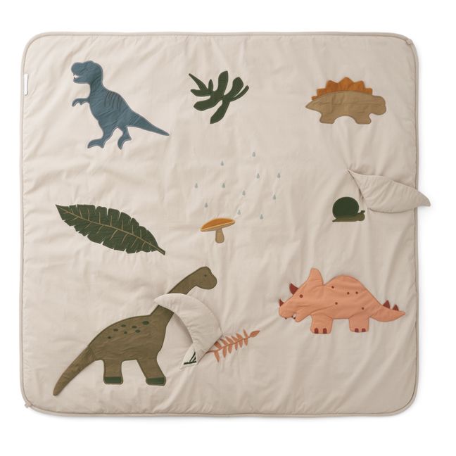 Kiowa Organic Cotton Play Mat Terracotta Nobodinoz Design Baby Smallable