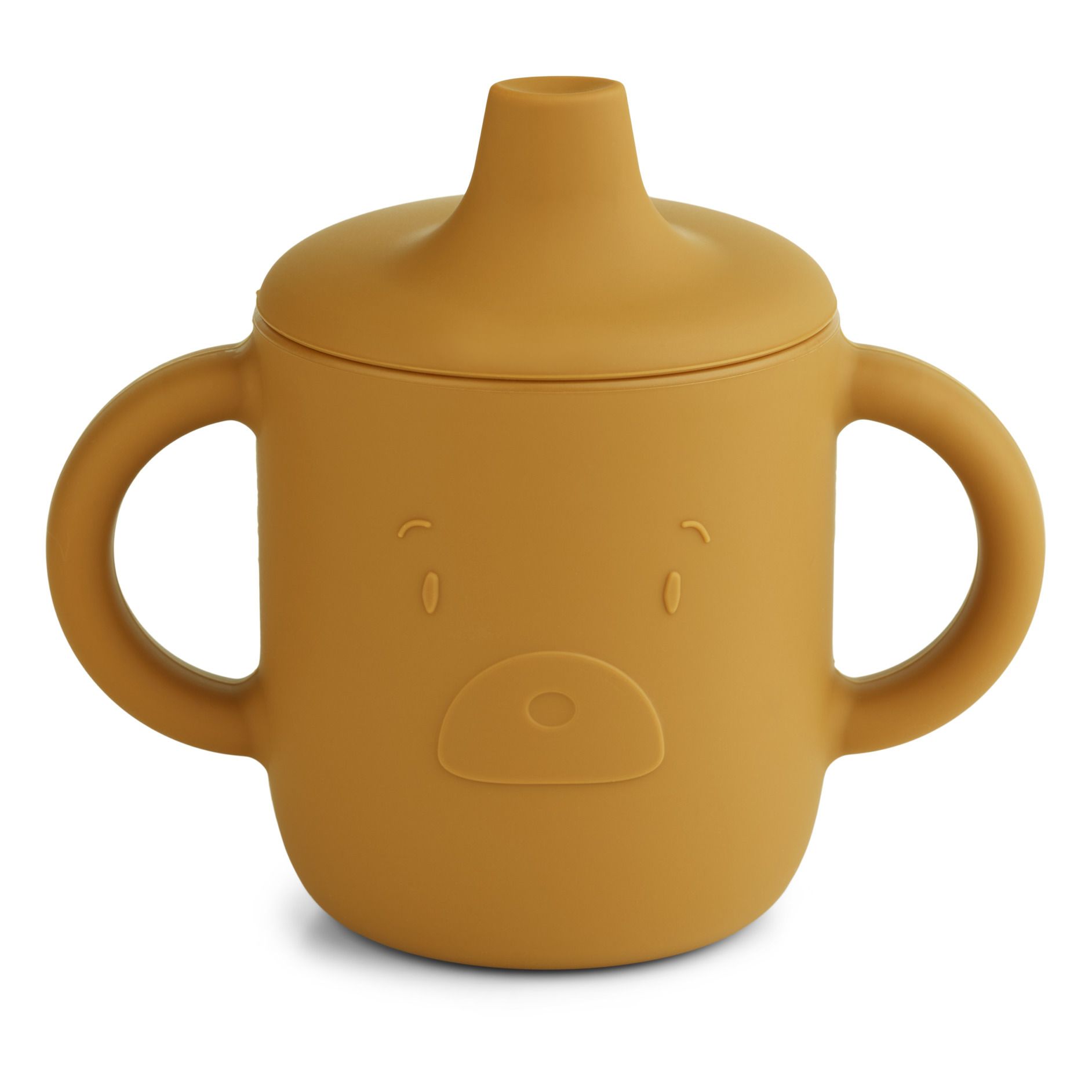 Liewood - Tasse d'apprentissage Neil en silicone - Caramel