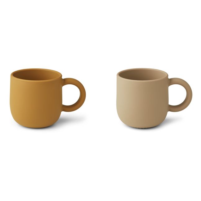Tazas de silicona Merce - Juego de 2 | Caramelo