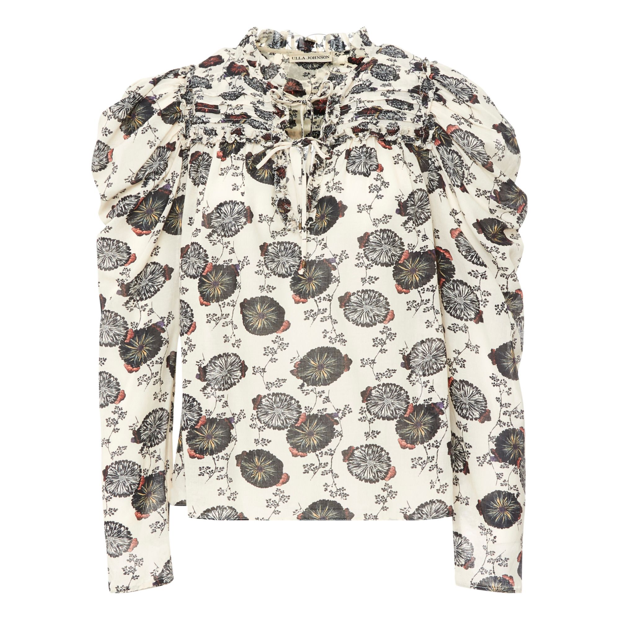 Ulla Johnson - Blouse Bevin Floral - Femme - Ecru