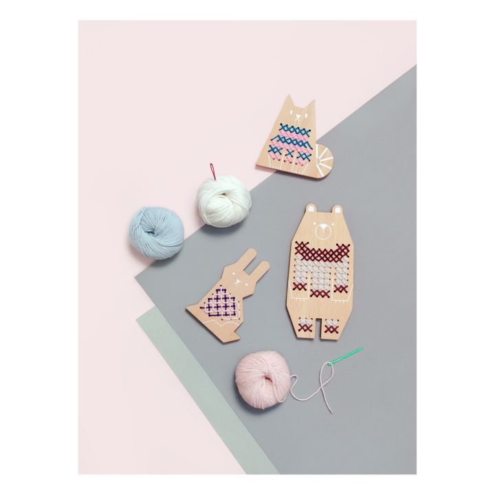 Kit de point de croix Ours- Image produit n°1