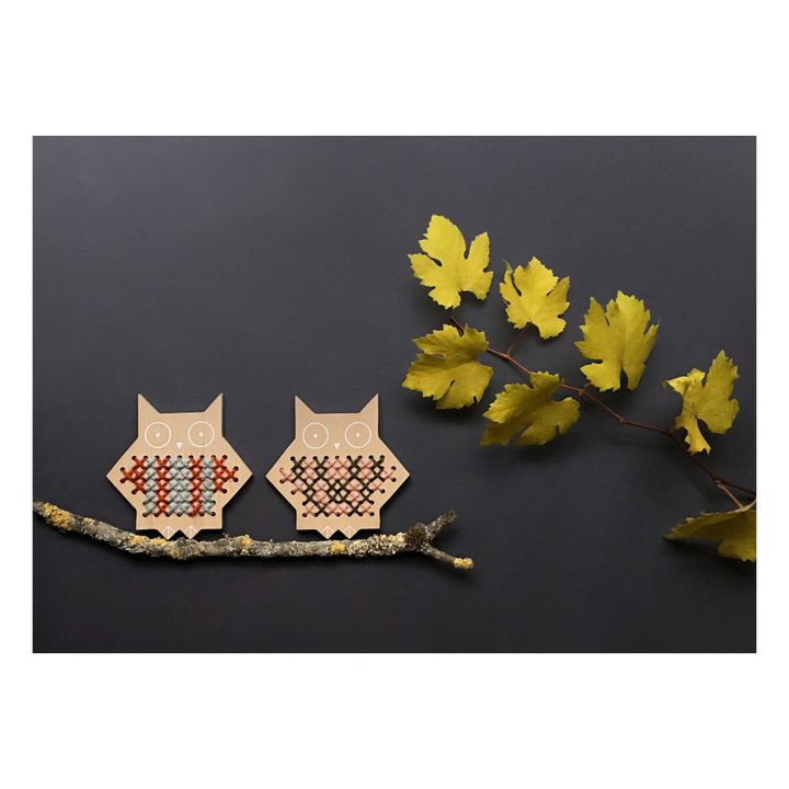 Owl Cross-Stitch Kit- Product image n°1