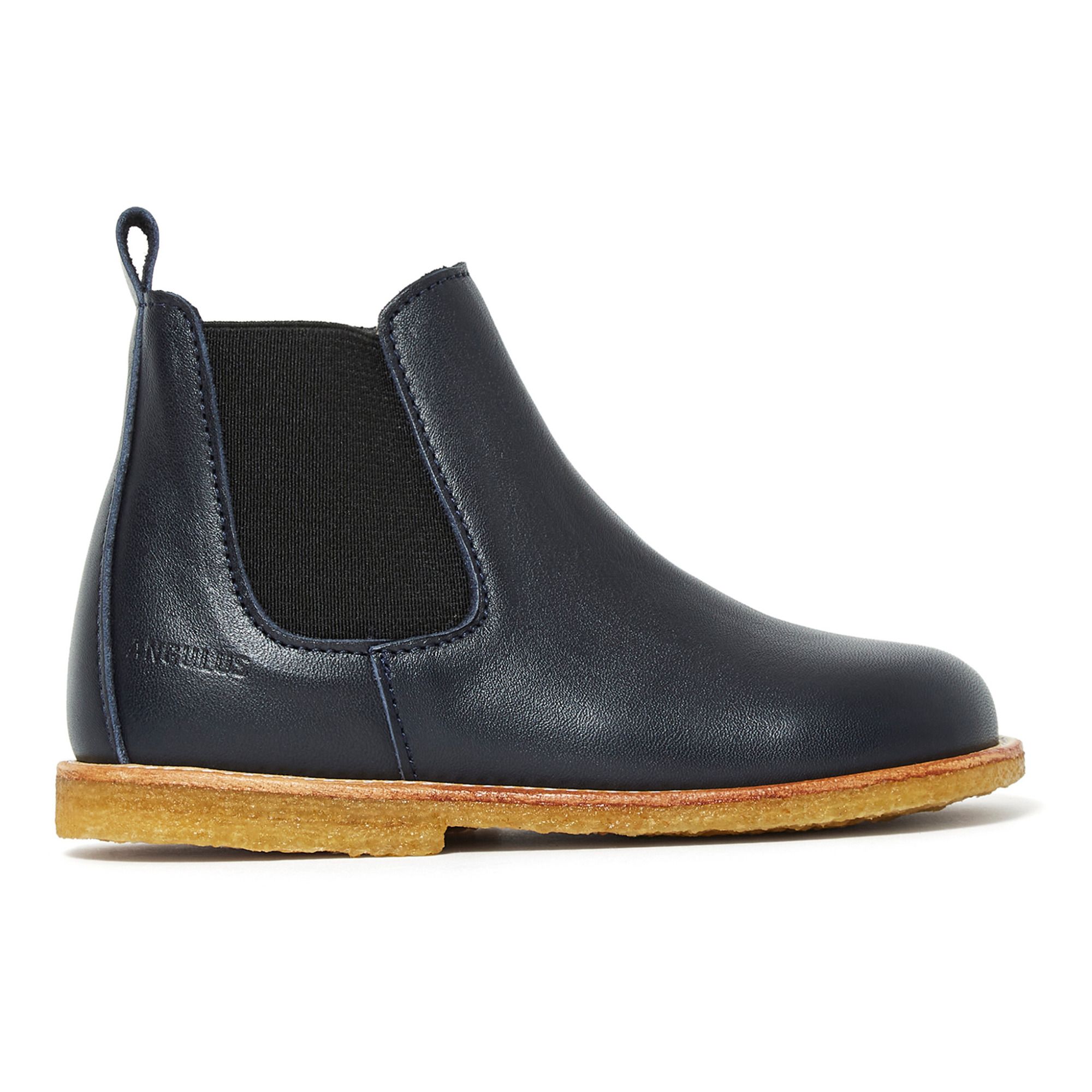 Angulus - Chelsea Boots Zippées - Fille - Bleu marine