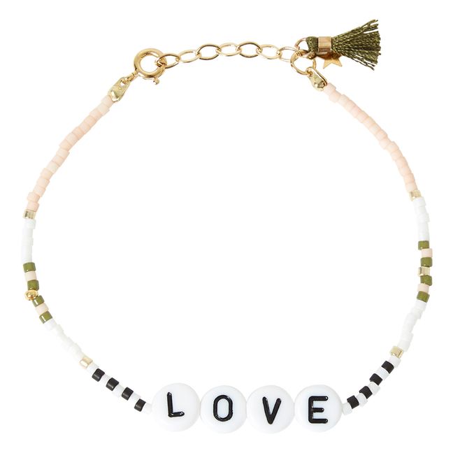 Bracelet Love - Collection Femme - Vert kaki