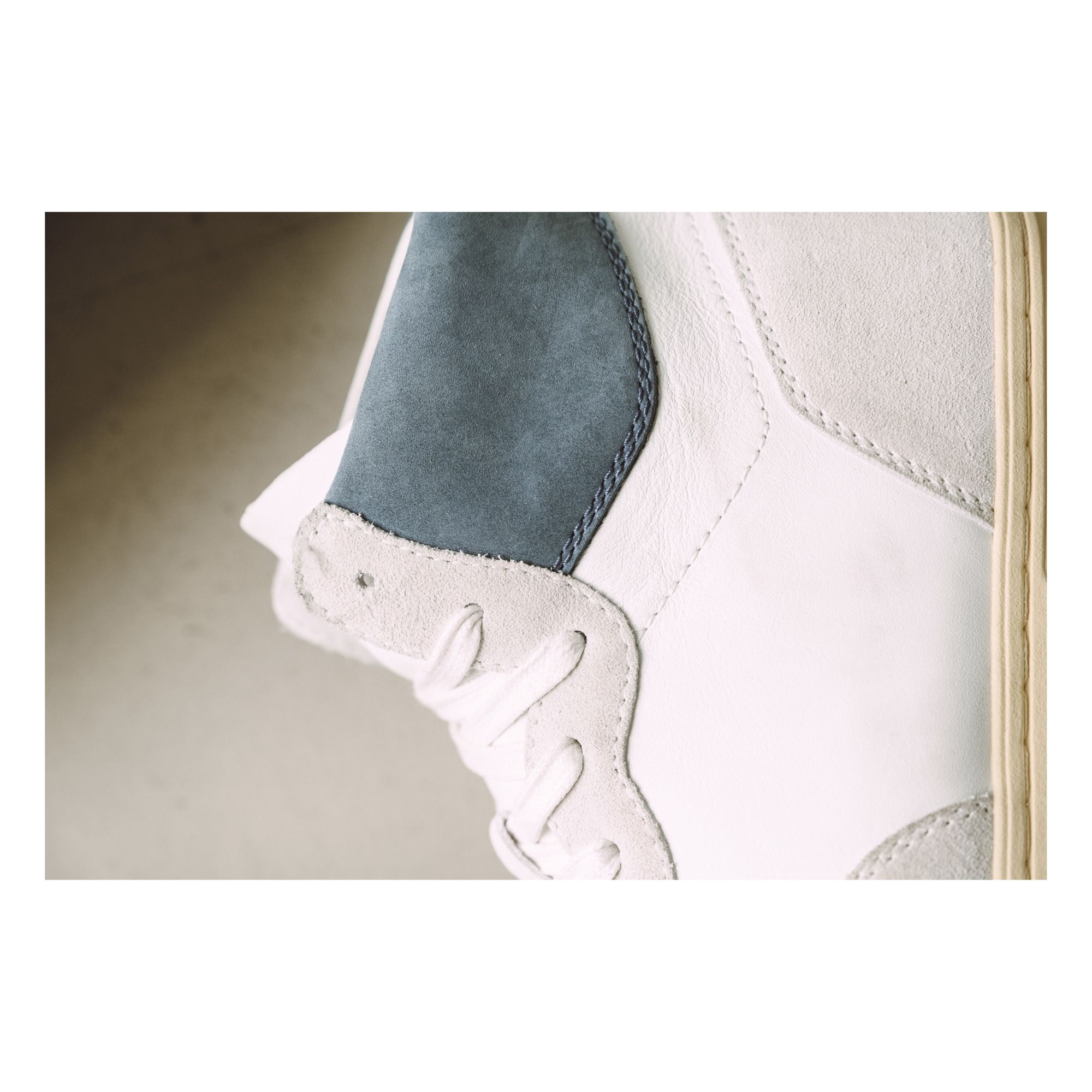 Sneaker Malone Triple White  Blau- Produktbild Nr. 4