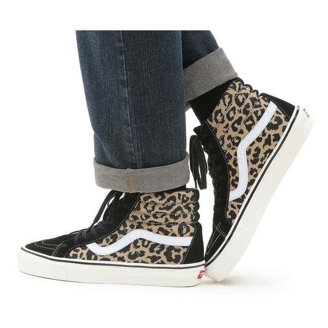 SK8 38 DX Leopard Sneakers - Women's Collection - Caramel