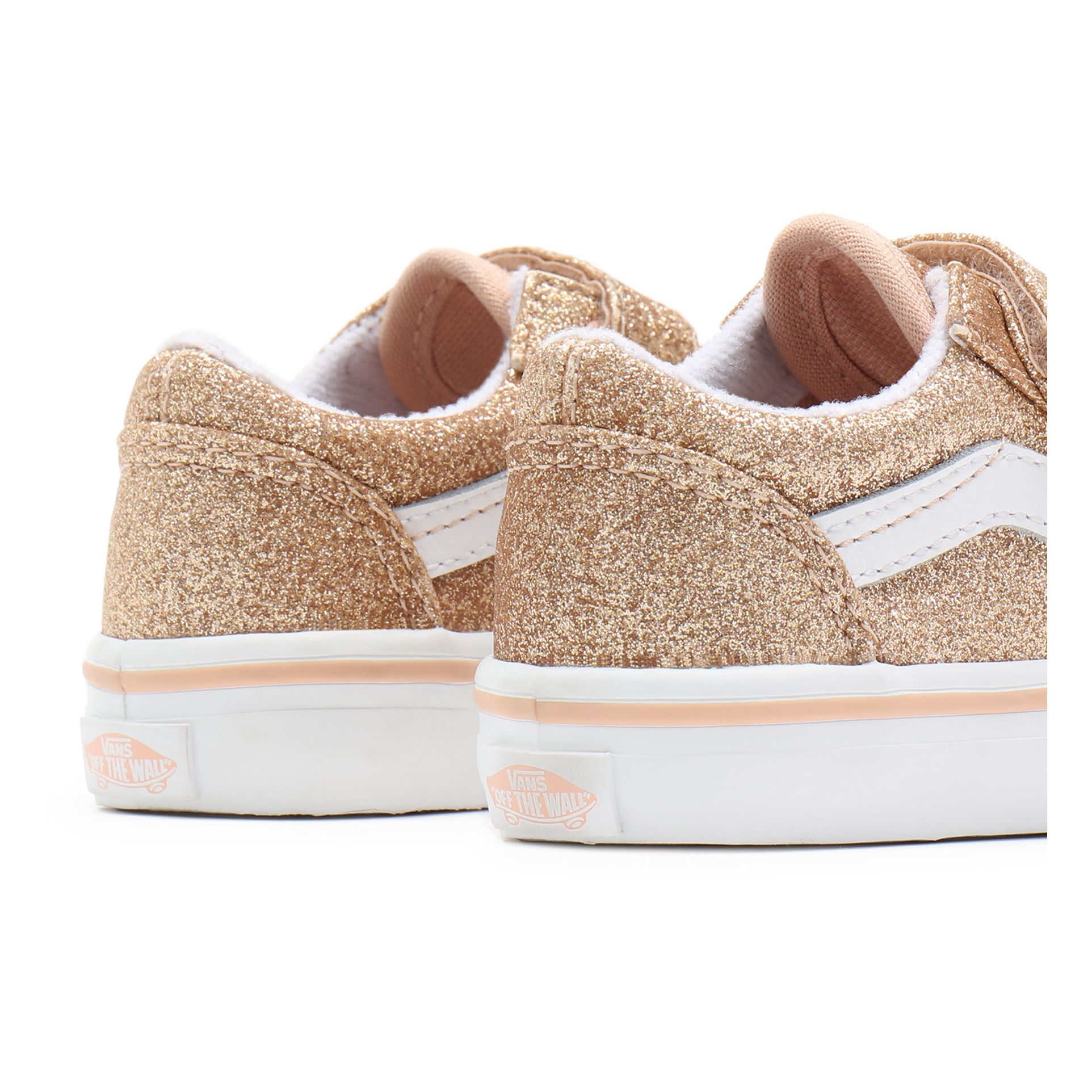 Vans old 2024 skool gold glitter