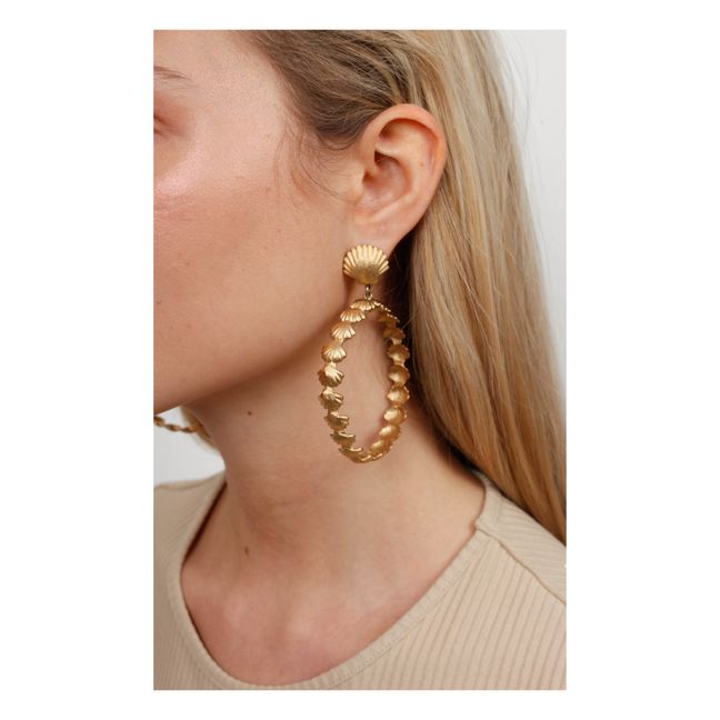 Boucles d'Oreilles Rocha | Doré