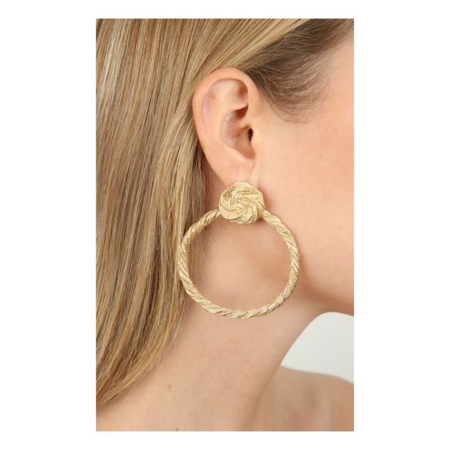 Boucles d'Oreilles Florence | Doré