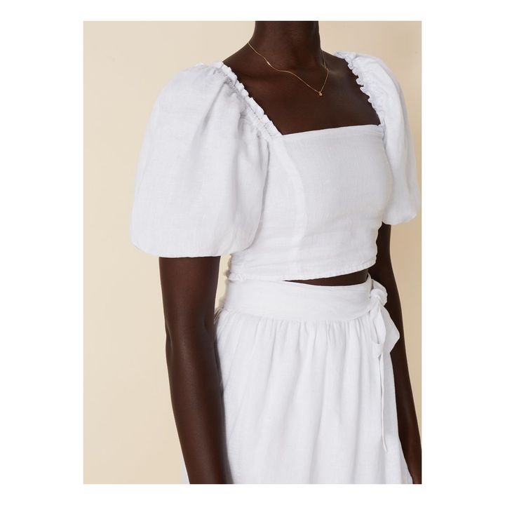 Nahna Maxi Dress White - Faithfull the Brand