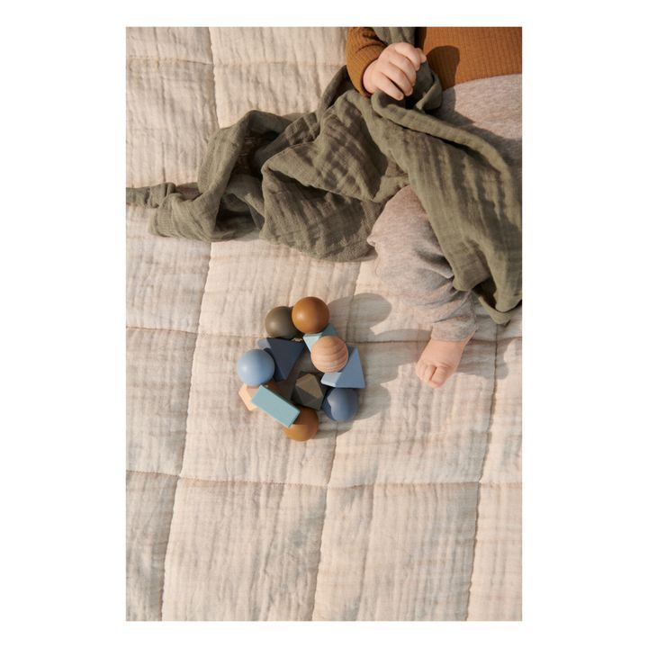 Anna Wooden Rattle | Blue- Product image n°1