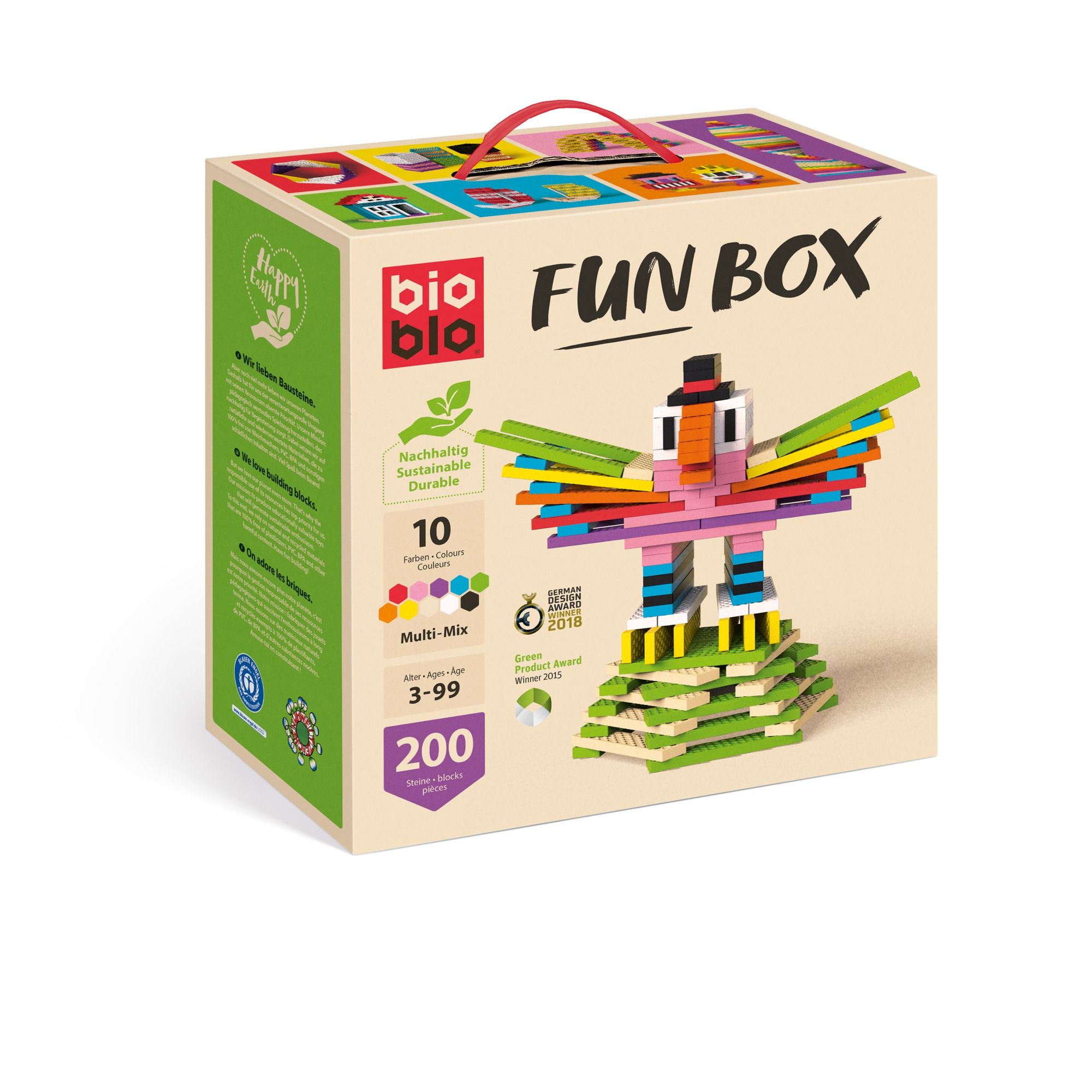 Funbox construction set, 200 pieces- Product image n°0