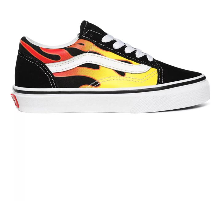 Vans old skool on sale black and orange