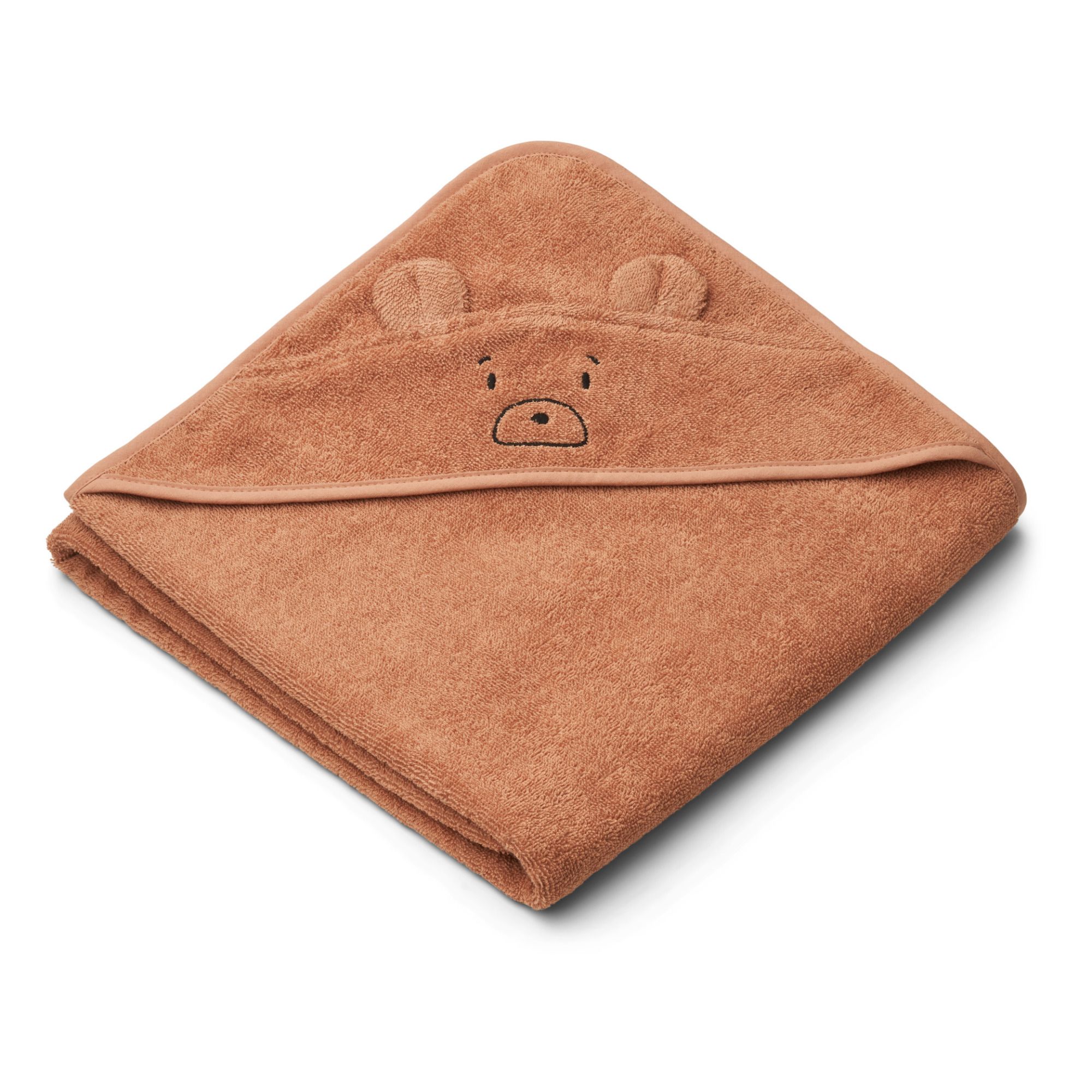 Liewood - Cape de bain Augusta en éponge de coton bio - Rose