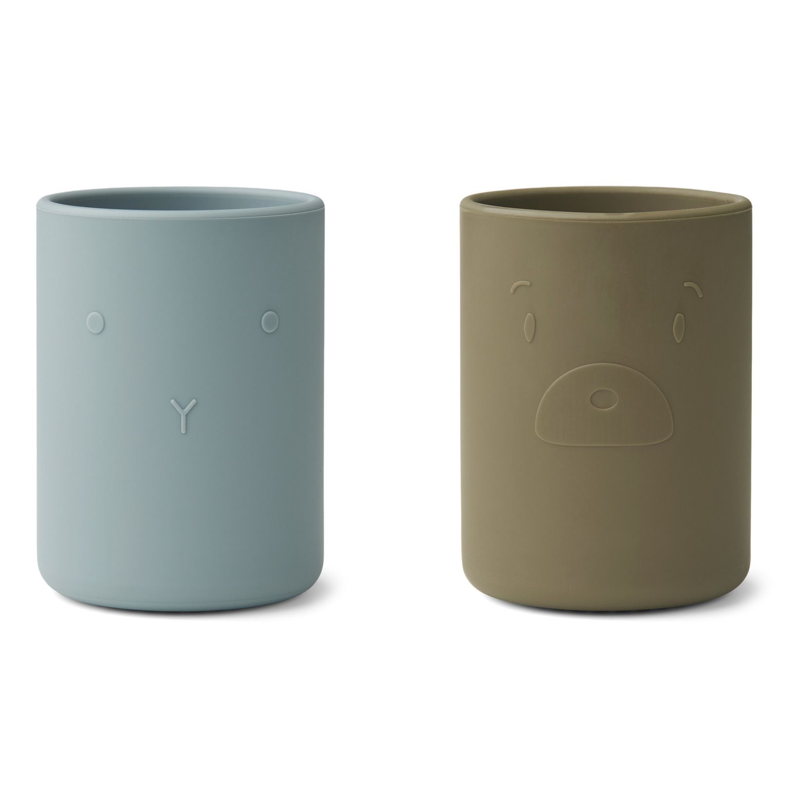 Liewood - Gobelets Ethan en silicone - Set de 2 - Bleu