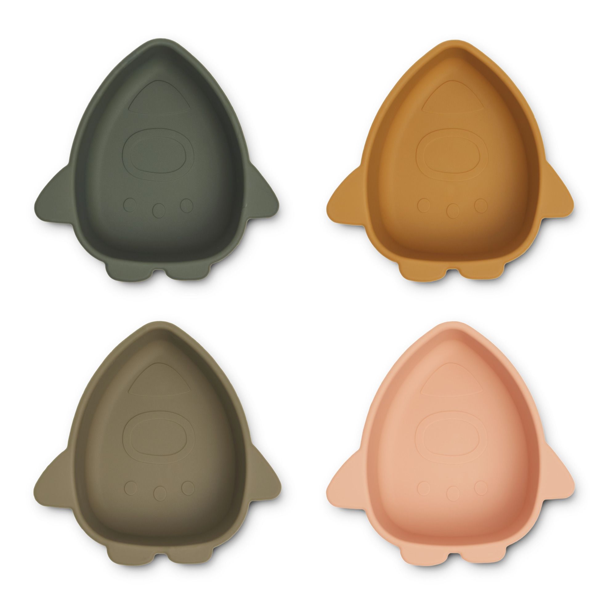 Liewood - Bols en silicone Iggy - Set de 4 - Multicolore