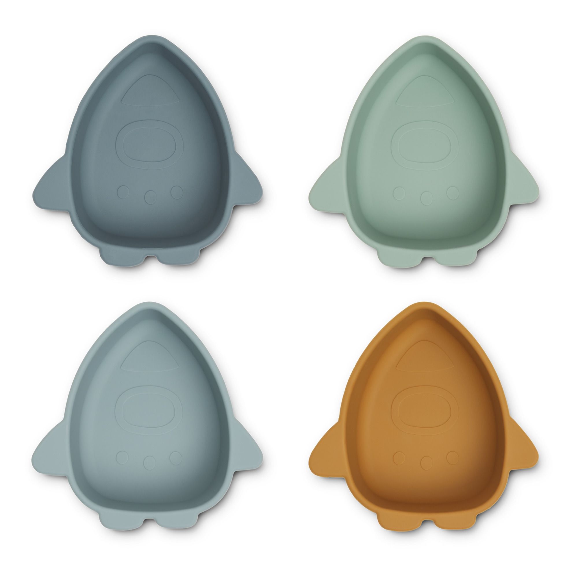 Liewood - Bols en silicone Iggy - Set de 4 - Multicolore