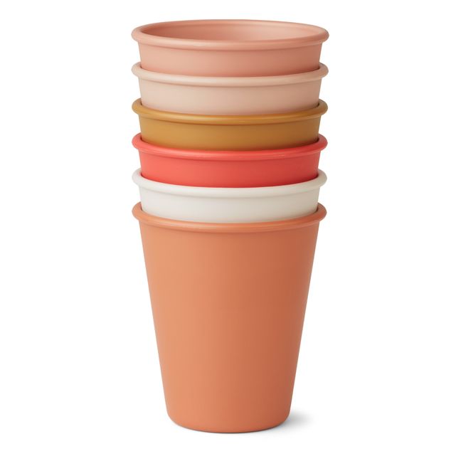 Becher Carter aus PLA - 6er Set | Rosa