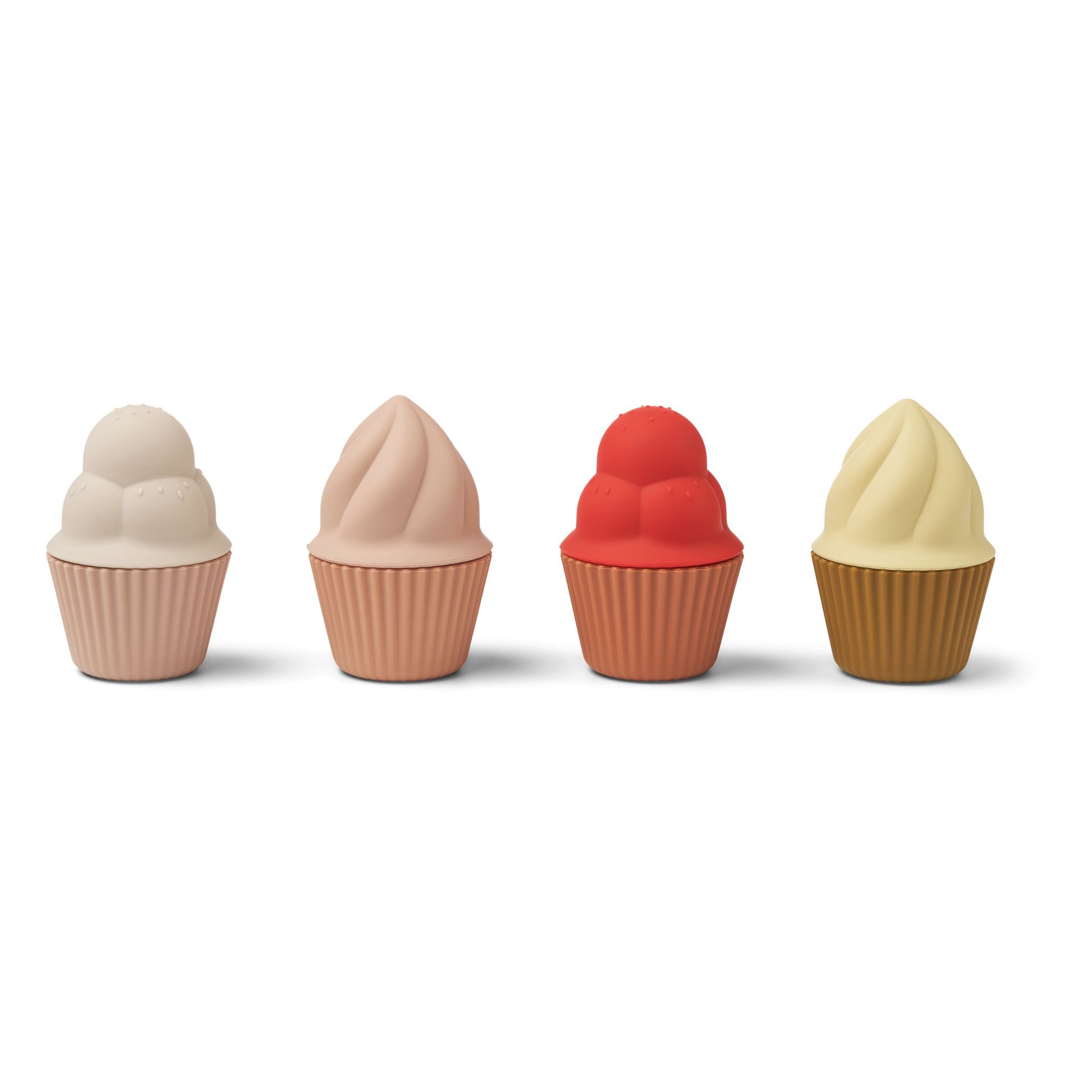 Liewood - Cupcakes Kate en silicone - Set de 4 - Multicolore