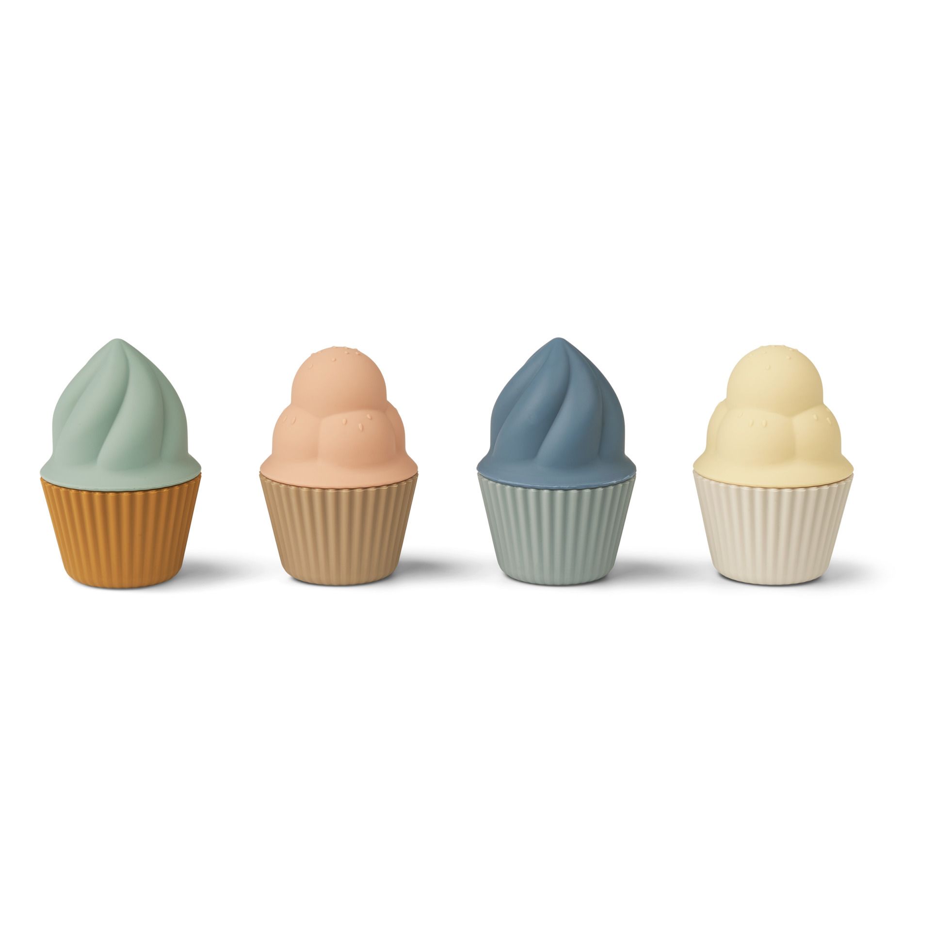 Liewood - Cupcakes Kate en silicone - Set de 4 - Multicolore
