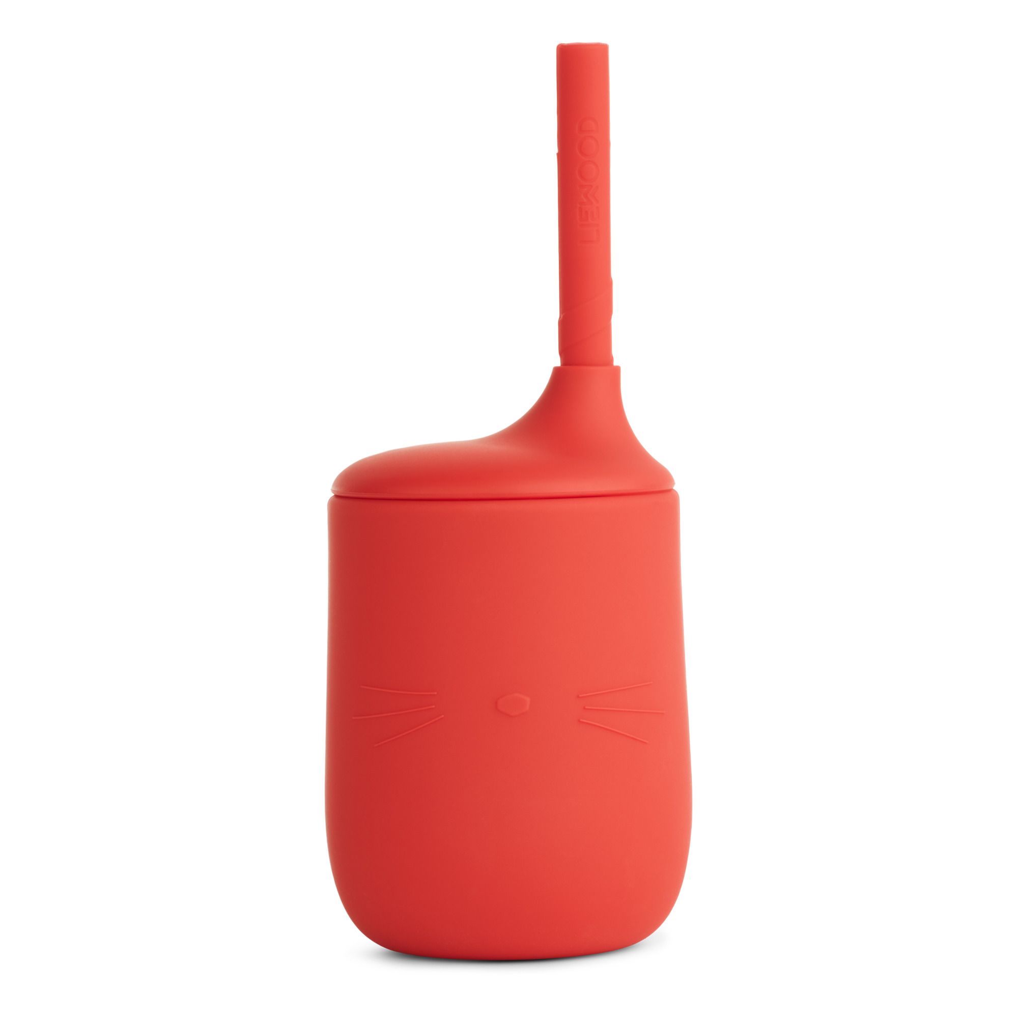 Liewood - Gobelet avec paille Ellis en silicone - Rouge