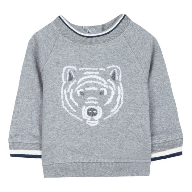 Sweatshirt Bar Grau Meliert Tartine Et Chocolat Mode Baby