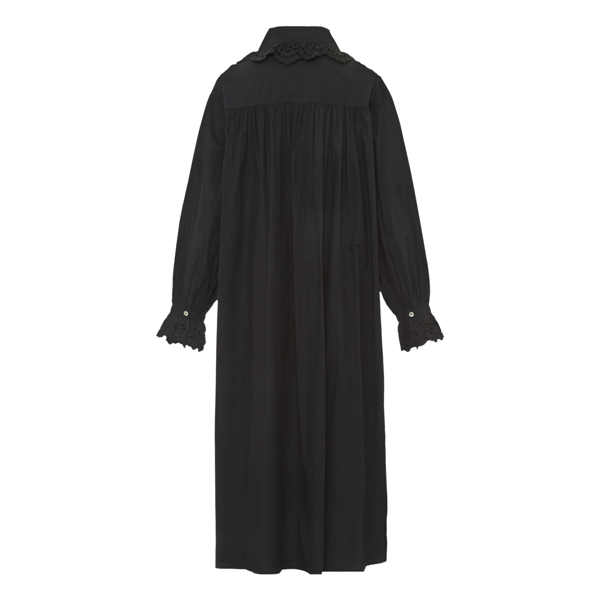 Niki Organic Cotton Dress Black Skall 