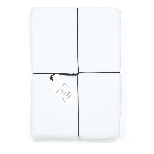 Bettbezug aus Baumwoll-Voile Dili | Weiß