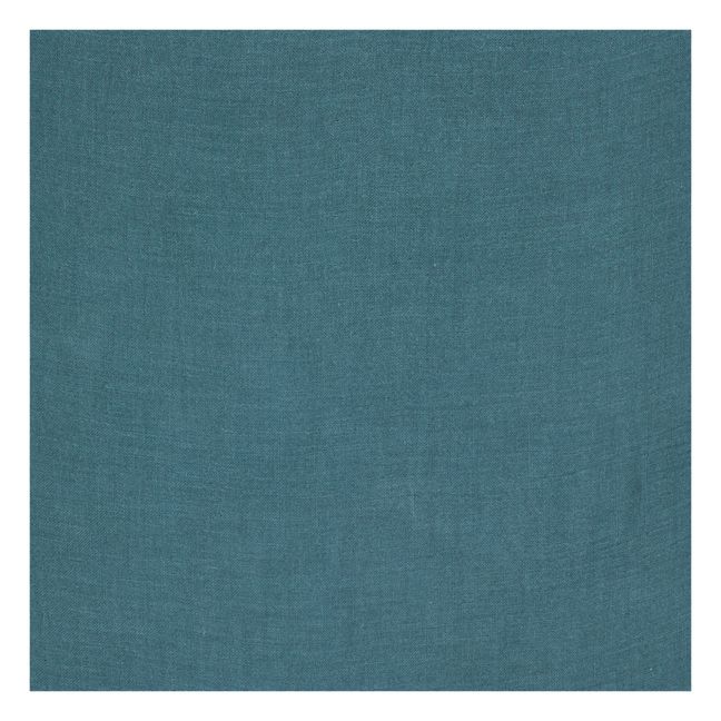 Funda nórdica Dili de velo de algodón | Azul