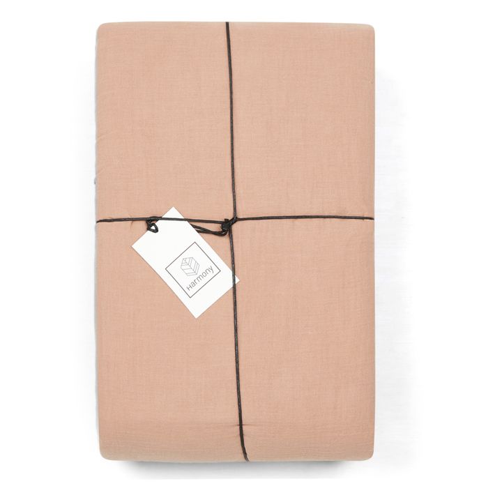 Bettbezug aus Baumwoll-Voile Dili | Beige rosé- Produktbild Nr. 1