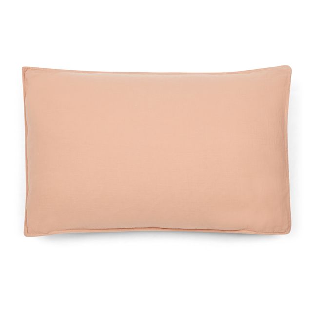 Dili Cotton Voile Pillowcase | Beige pink