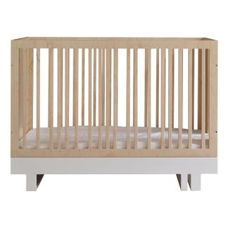 Lit Ovale Bebe Evolutif Complet Avec Matelas Comfort 7 Noyer