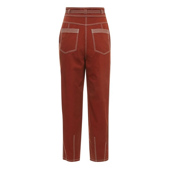 Pantalon discount militaire rouge