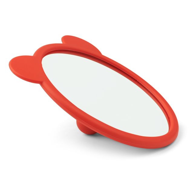 Espejo Heidi de silicona Rojo