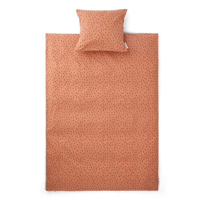 Parure de lit en coton bio Rose- Image produit n°1
