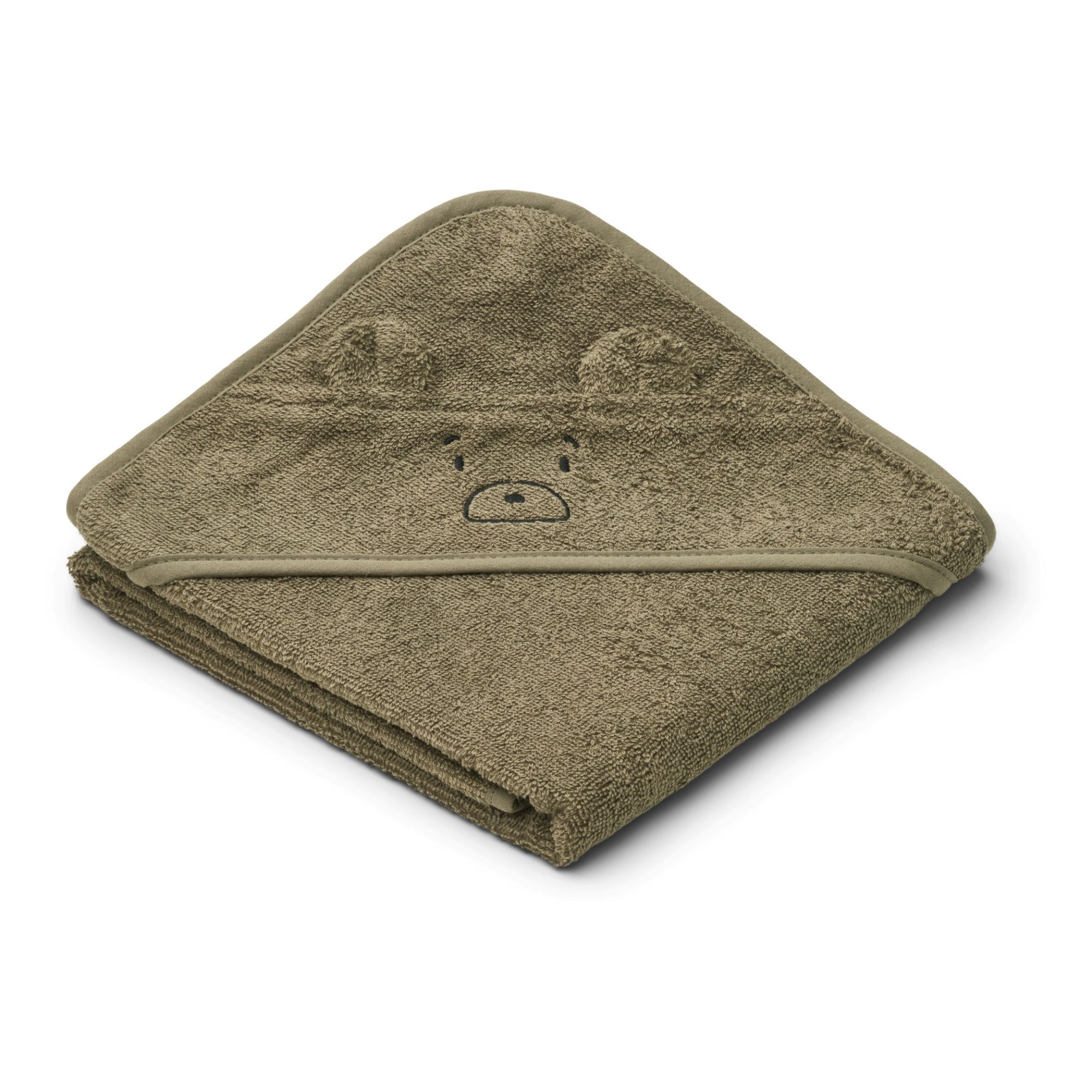 Liewood - Cape de bain Albert en coton bio - Vert kaki