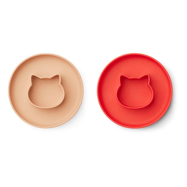 Assiettes Gordon - Set de 2 | Rouge