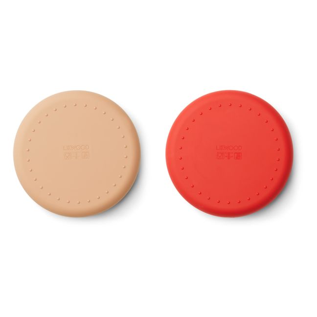 Teller Gordon - 2er Set | Rot