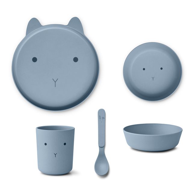 Brody PLA Dinnerware Set - set of 4 | Blue