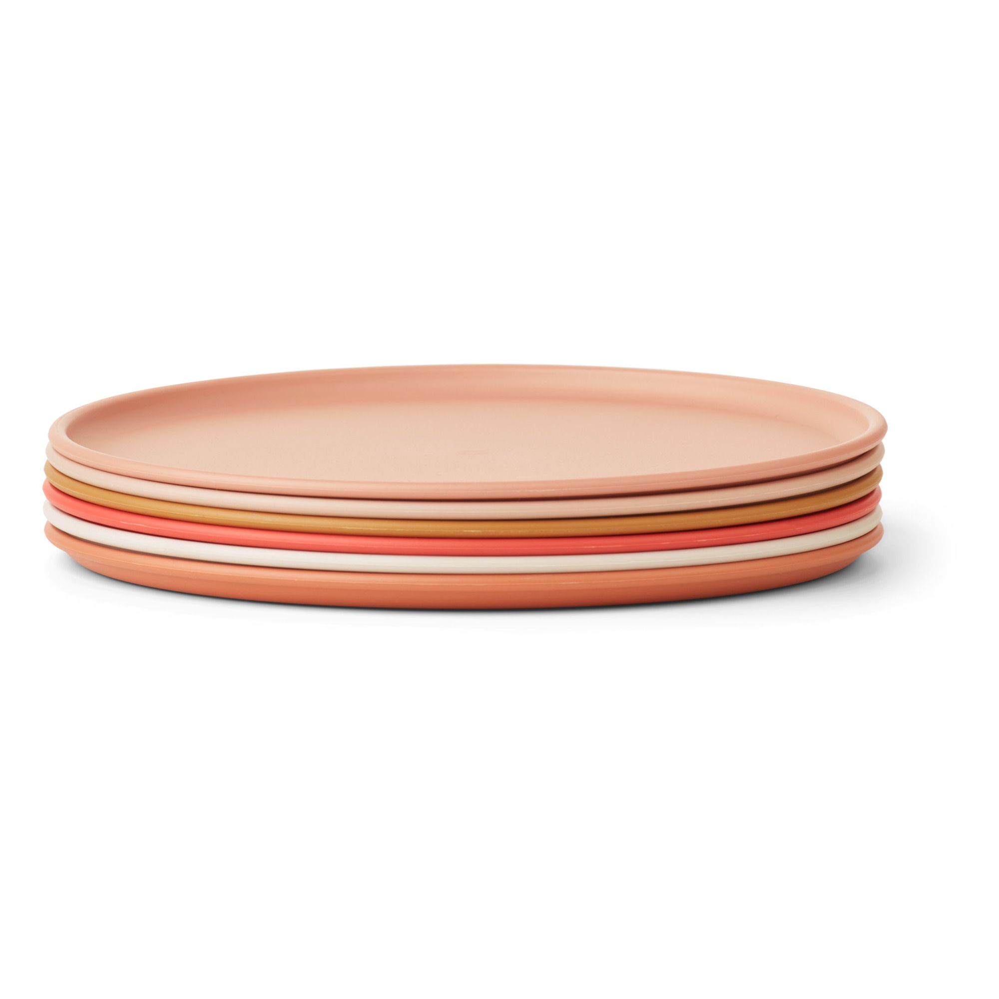 Liewood - Assiettes Logan en PLA - Set de 6 - Rose