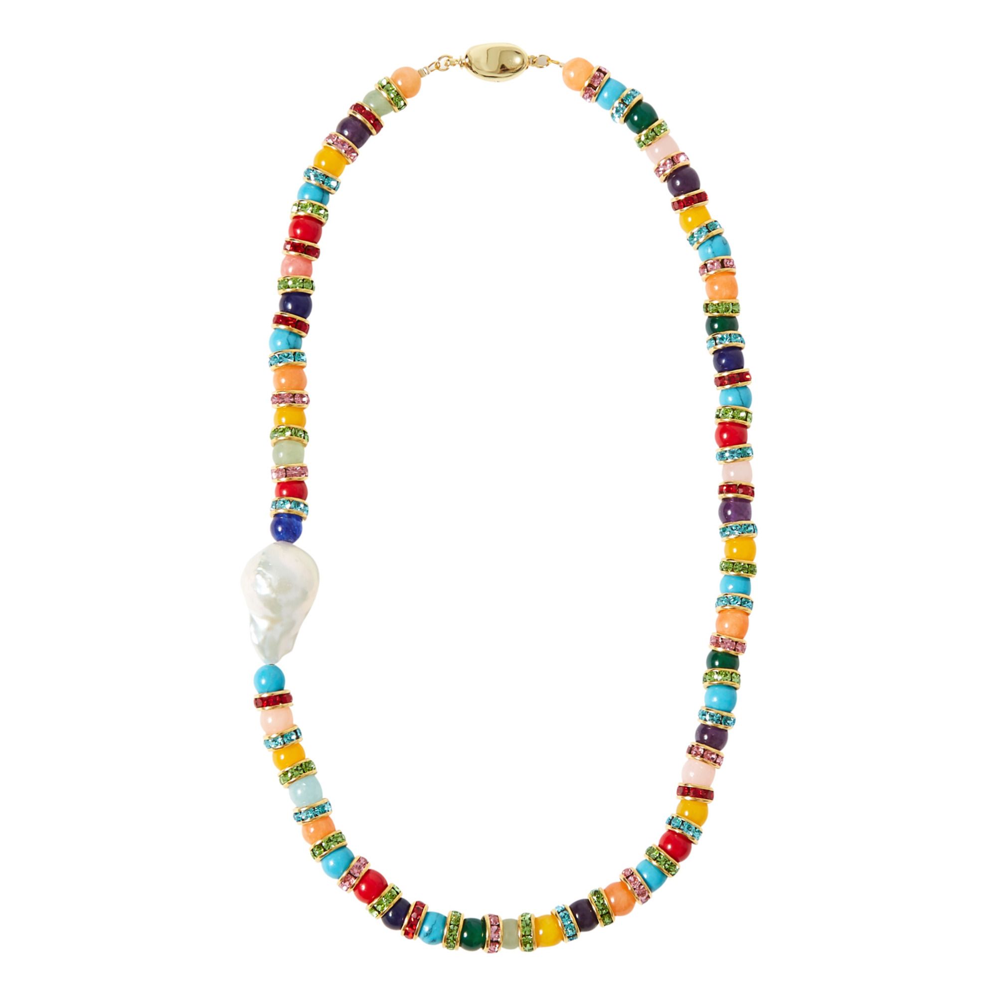 Timeless Pearly - Collier Perle Naturelle et Perle Multiples - Femme - Multicolore