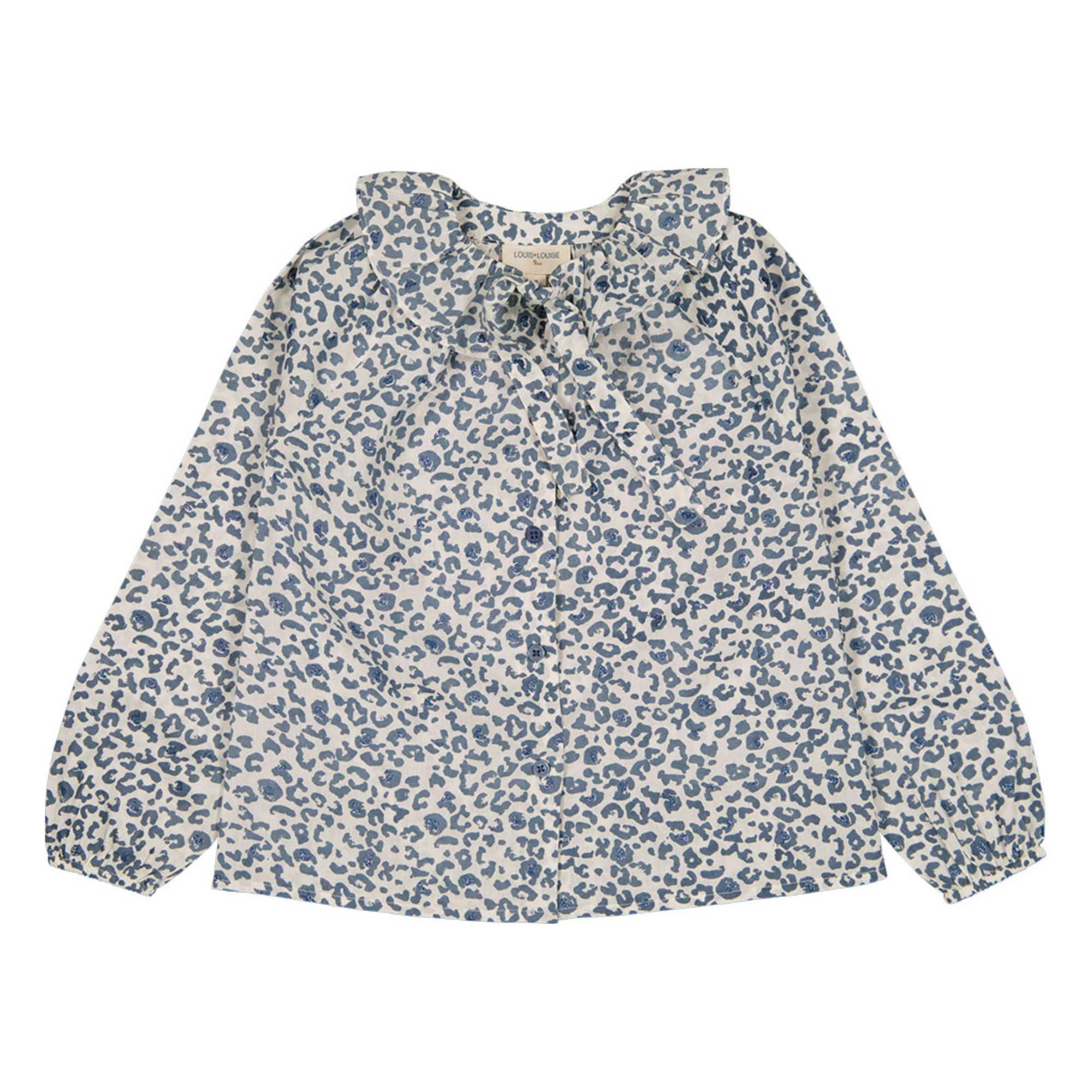 Louis Louise - Blouse Léopard Angele - Fille - Ecru
